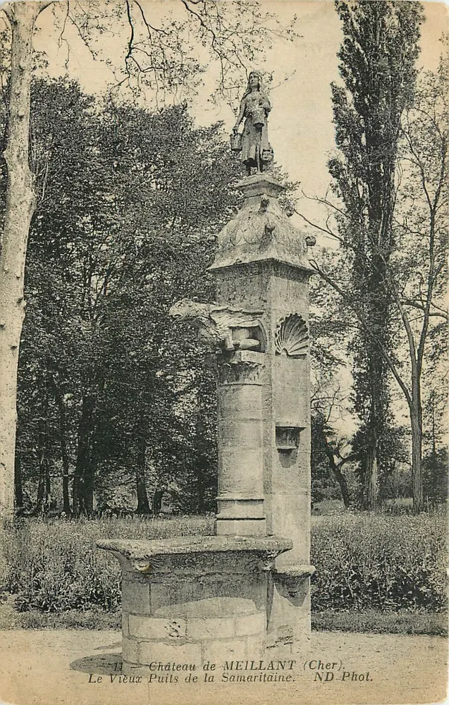 Der alte Samariterbrunnen — Schloss Meillant (Cher) — ND Phot. - Vorderseite