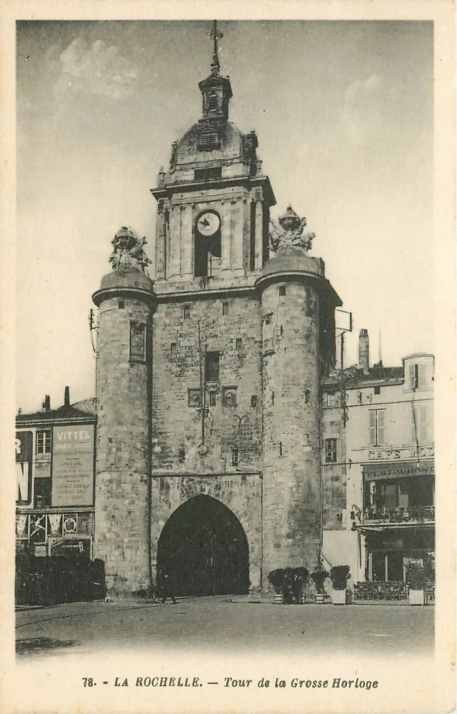 La Rochelle — Tour de la Grosse Horloge — G. Arnaud, éditeur, Nantes - Recto