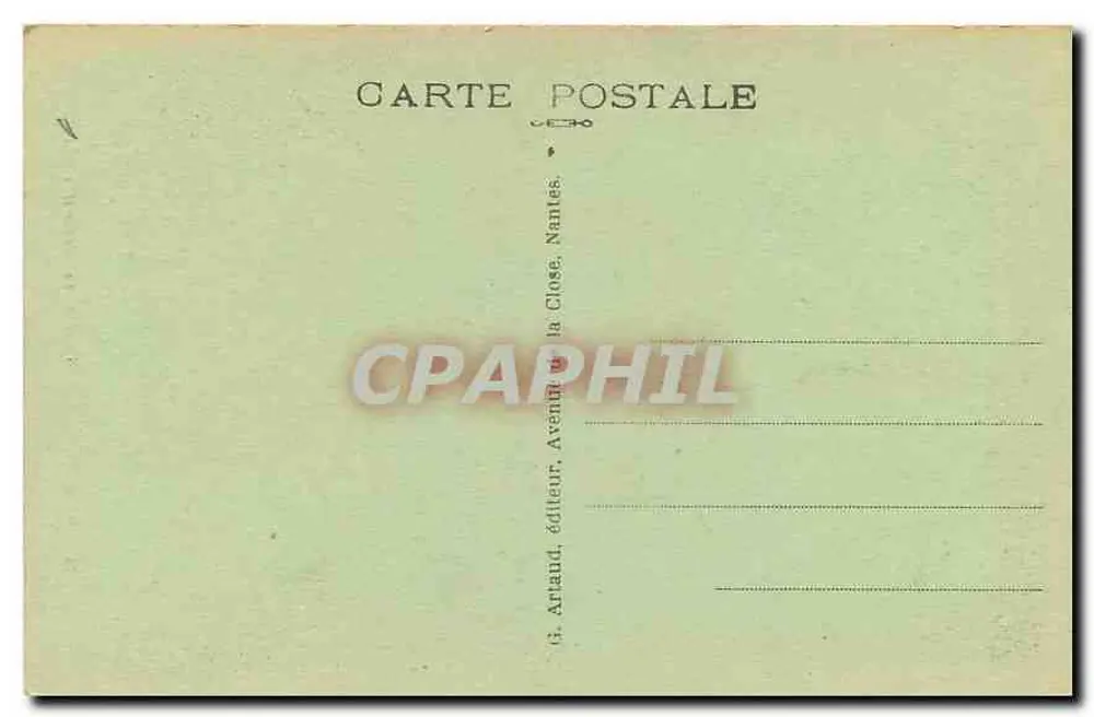 La Rochelle — Tour de la Grosse Horloge — G. Arnaud, éditeur, Nantes - Verso