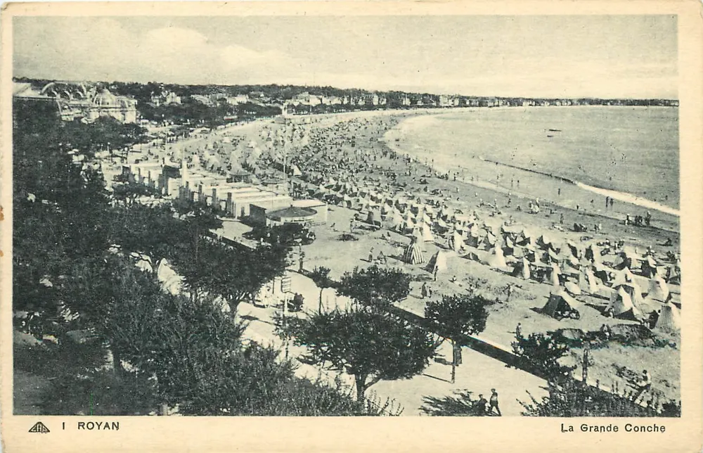 Royan — La Grande Conche — Edição das Novas Galerias Royan - Frente