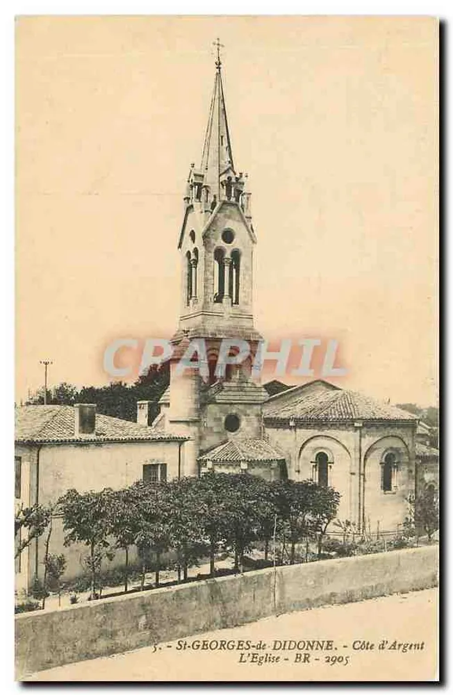 St-Georges-de-Diddonne — A Igreja — Costa de Prata — CPHIL - Frente