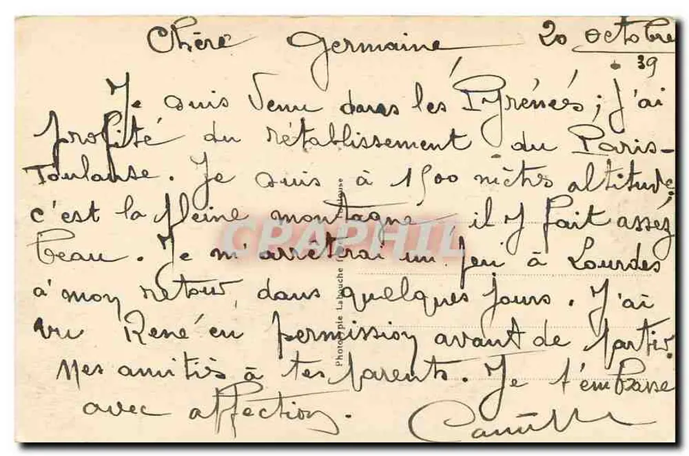 Saint-Sauveur — Widok ogólny — Hautes-Pyrénées — Wydawca LF, nr 18 - Rewers