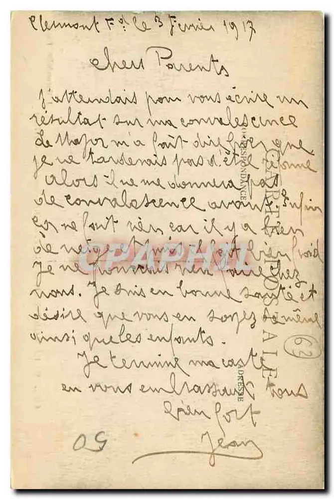 Clermont-Ferrand (P.-de-D.) — Sujets pétrifiés — L'Hirondelle, Paris, n°455 - Verso