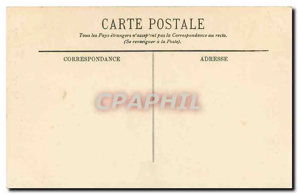 Das Haras du Pin — Tor von Paris — Avenue des Hippodromes — E. Roussei, Verlag Argentan - Rückseite
