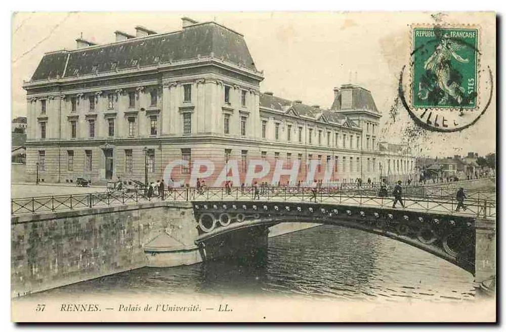 Rennes — Palácio da Universidade — LL. - Frente