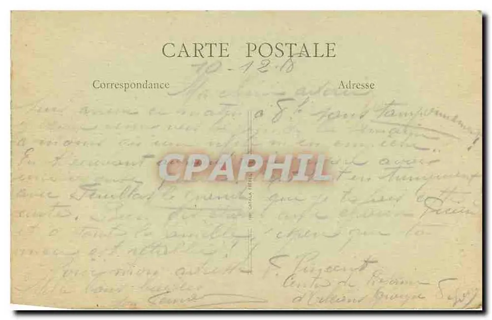 Orléans — Estátua equestre de Joana d'Arc, por Foyatier, inaugurada em 8 de Maio de 1855 — editor Grand Otonde, n°39 - Verso