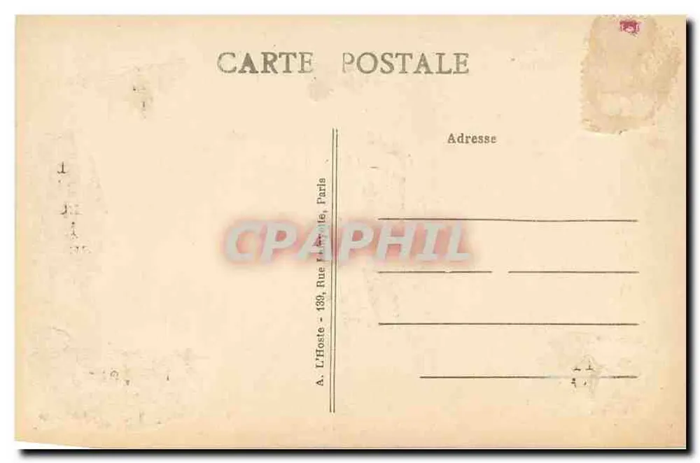 Ermenonville (Oise) — Spaziergang im Park Richtung Insel der Poplars — Verlag: L'Hoste, Paris - Rückseite