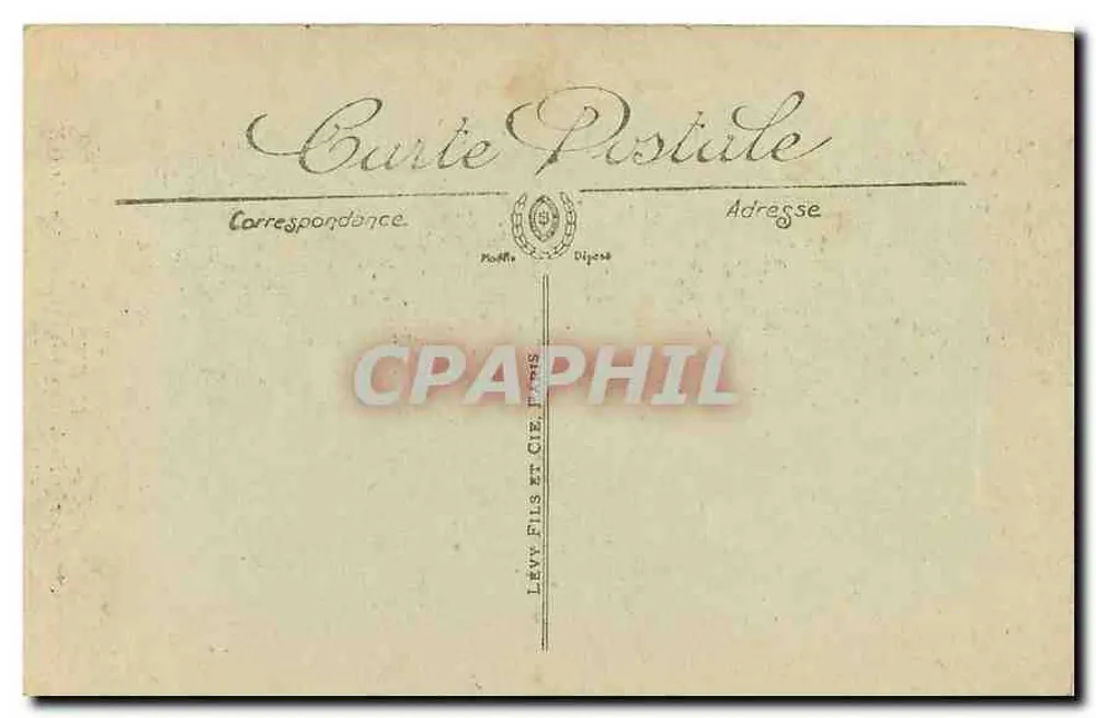 Denkmal errichtet von der 17. Division zur Erinnerung an die 15. Division — Buzancy — Verlag: Levé fils et Cie, Paris - Rückseite