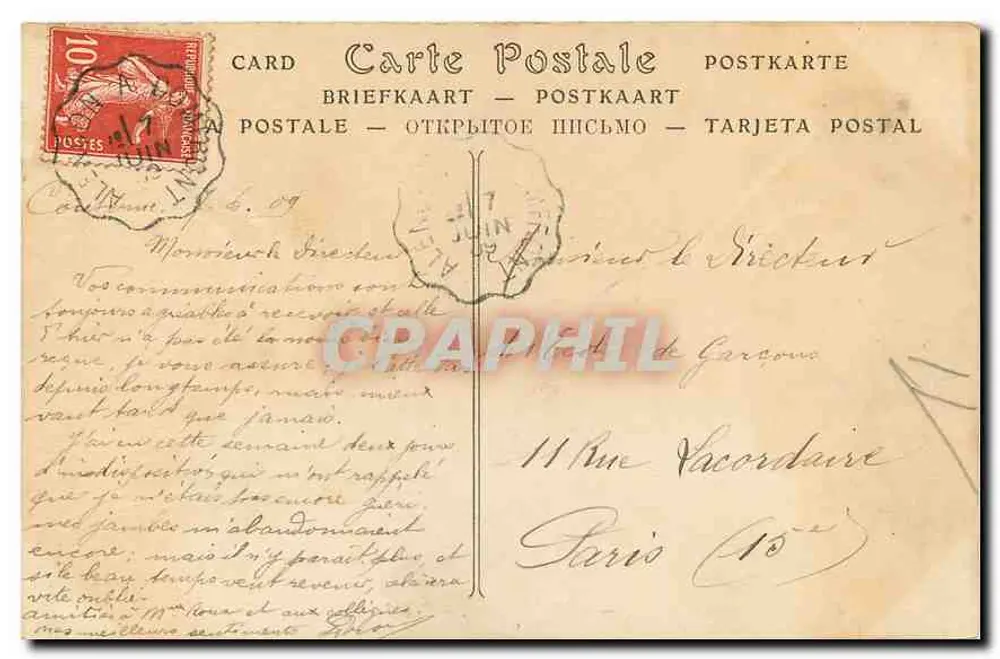 Bagnolles-de-l'Orne — A Avenida do Dante — ND Fot. - Verso