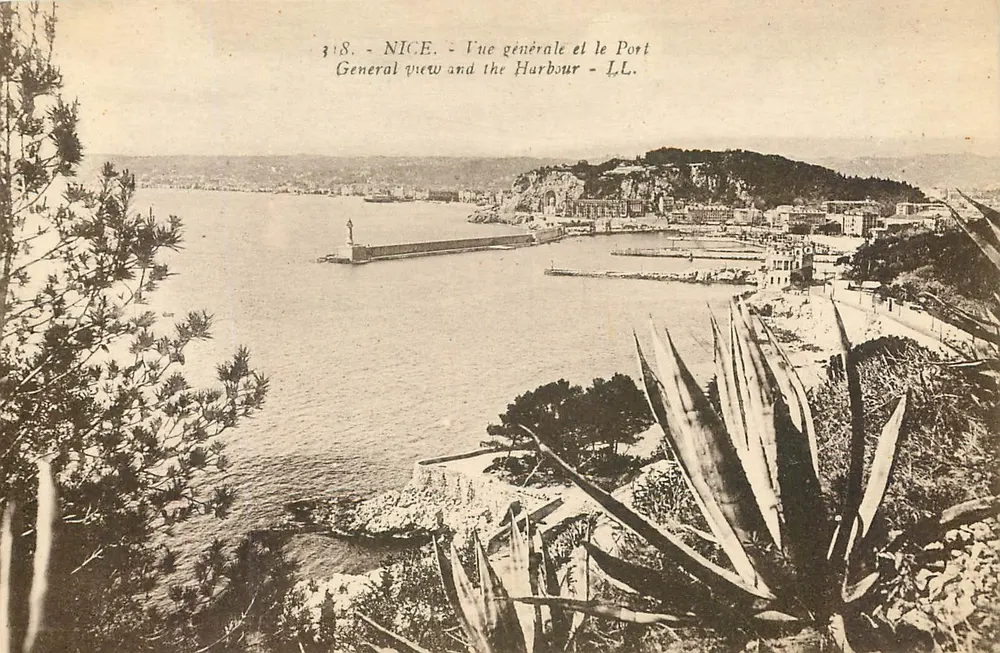 Nice - Algemene uitzicht en het Haven - L.L. - n°318 - Voorkant