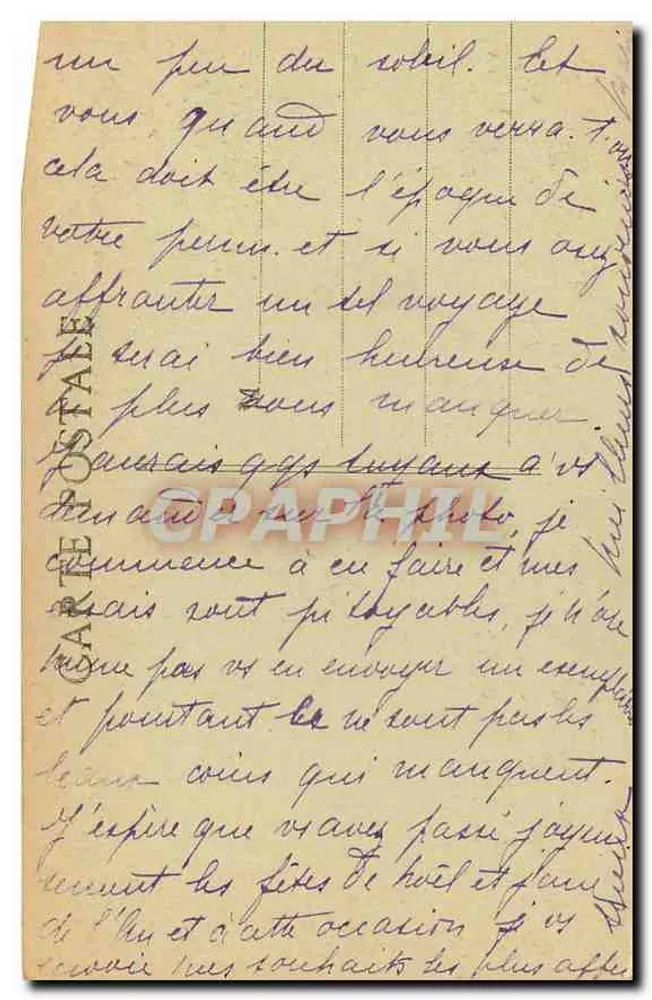 CANNES - Felsen - Bucht von Tréonie — Straße der Goldenen Promenade — n° 374 - Rückseite