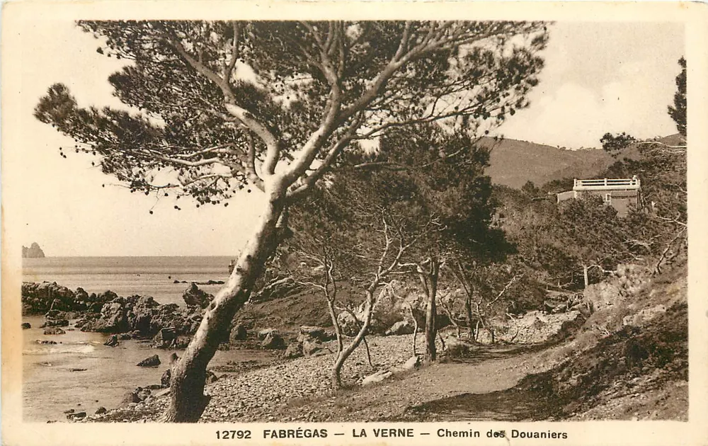Fabrégas — La Verne — Caminho dos Aduaneiros — Editor: Cap. Levy-Neurdein, Nice - Frente