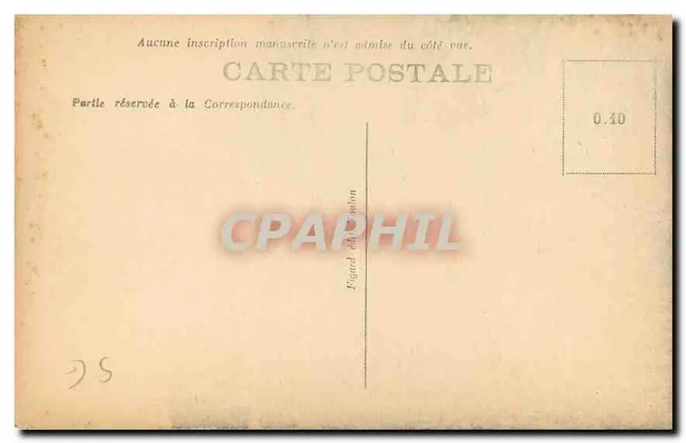 Toulon — Rochers de la Mitre — editor não identificado - Verso