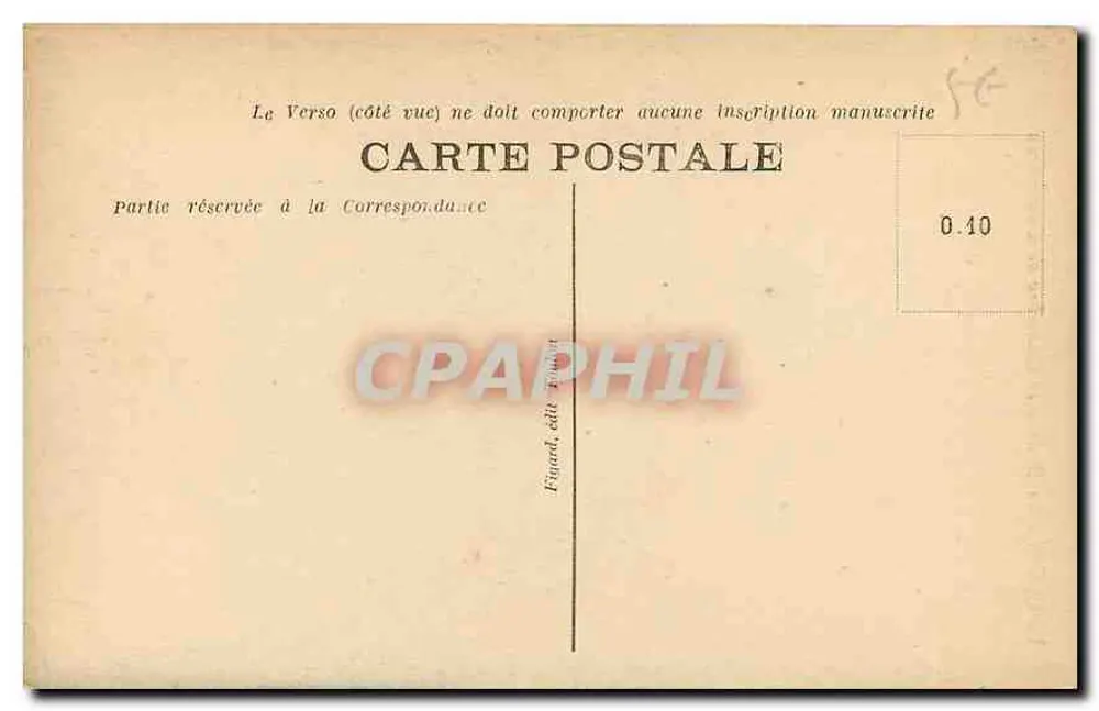 Toulon - A Bolsa e Câmara de Comércio — Fignard, edit. Toulon - Verso