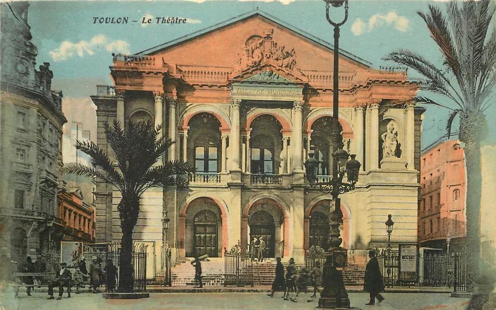 Toulon — O Teatro — Teatro Municipal - Frente
