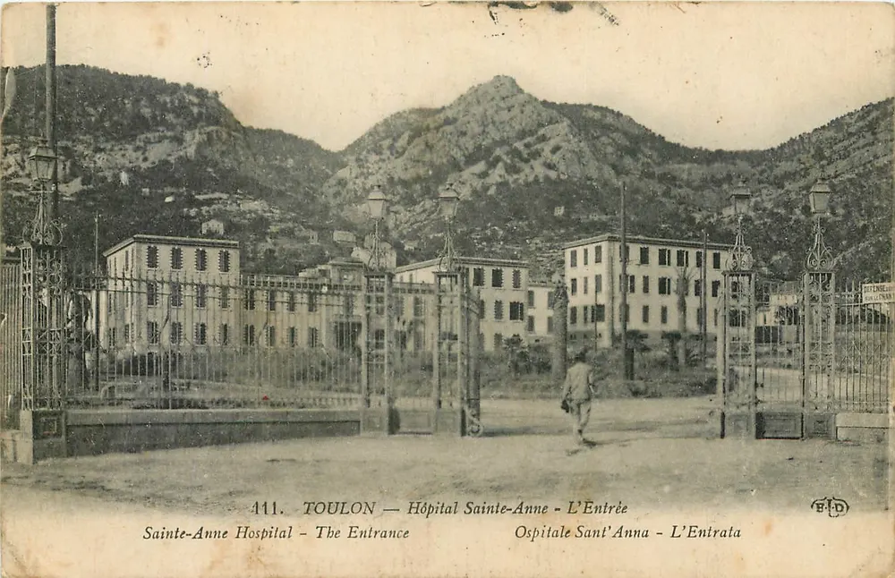Toulon — Krankenhaus Sainte-Anne — Der Eingang - Vorderseite