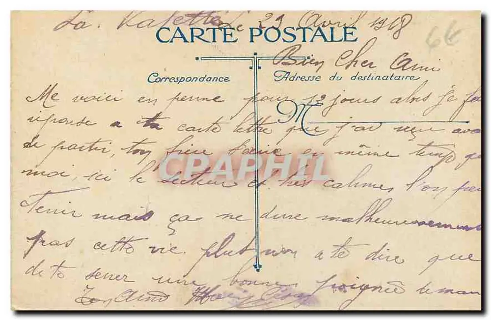 Toulon — Kasernen Gouvion St Cyr — L.V. 50 - Rückseite