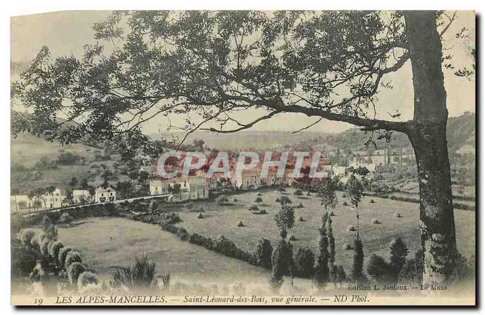 Les Alpes-Mancelles — Saint-Léonard-des-Bois, vue générale — Folition L. Jonlaux — Le Mans - Recto