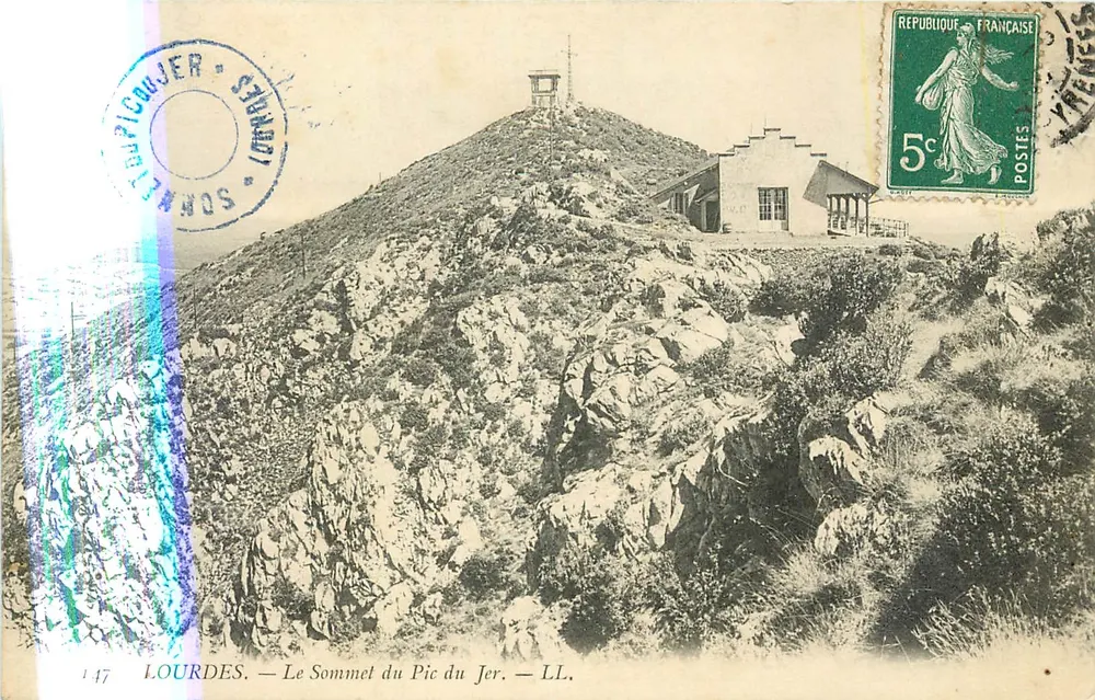 Lourdes — O Cume do Pic du Jer — LL. - Frente