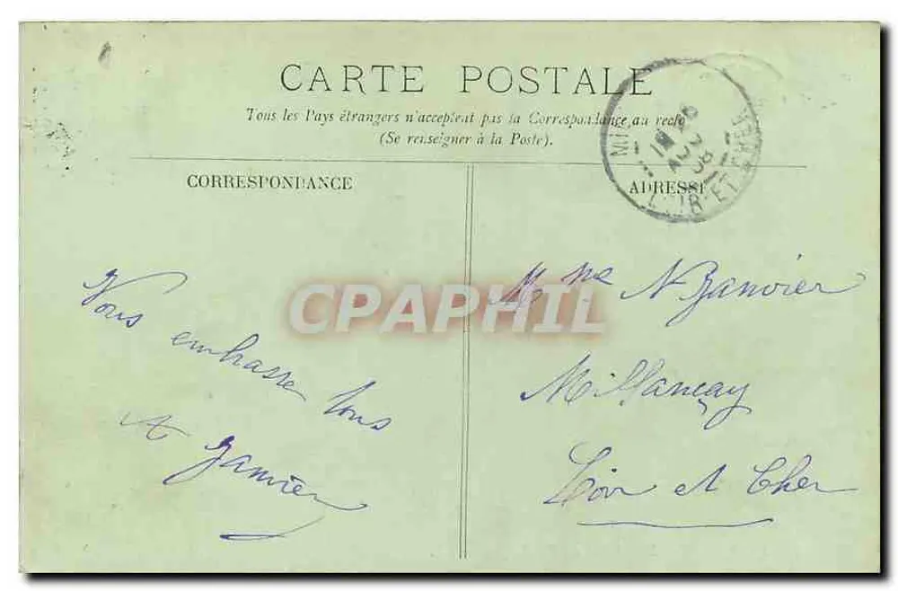 Lourdes — O Cume do Pic du Jer — LL. - Verso