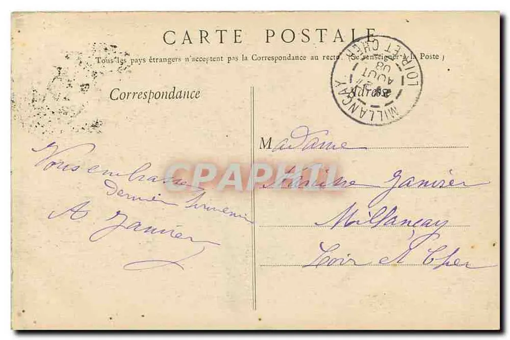 Lourdes — Funicular (o Viaduto) — Edição F. V. - Verso