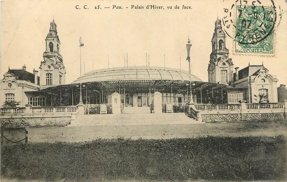 Pau — Palácio de Inverno, visto de frente — C.C. 25 - Frente