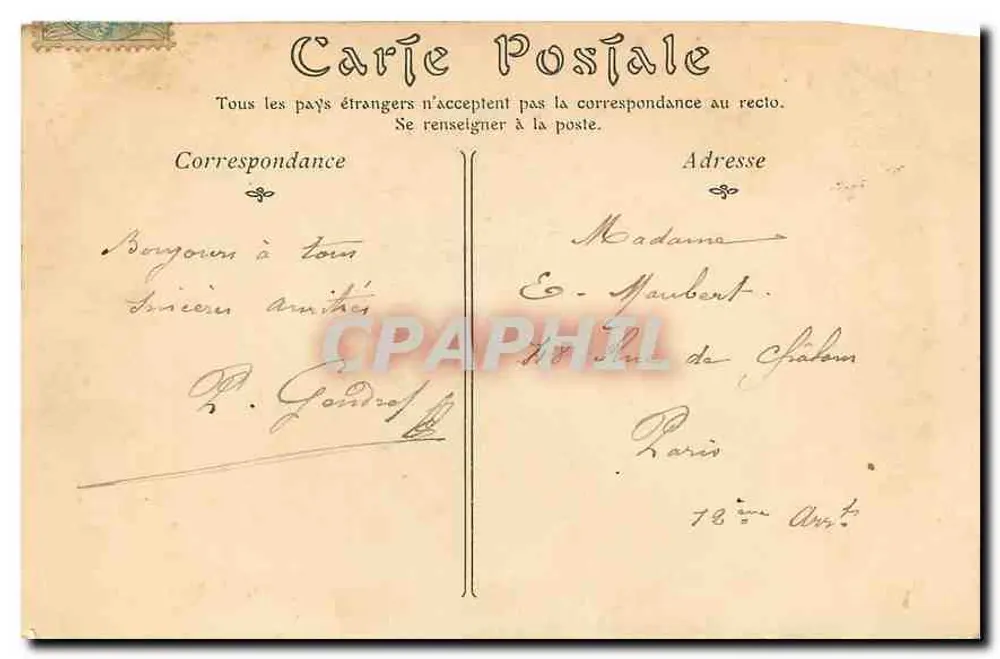 Dieppe — Le Boulevard Maritime et le Casino — ND Phot, n°122 - Verso
