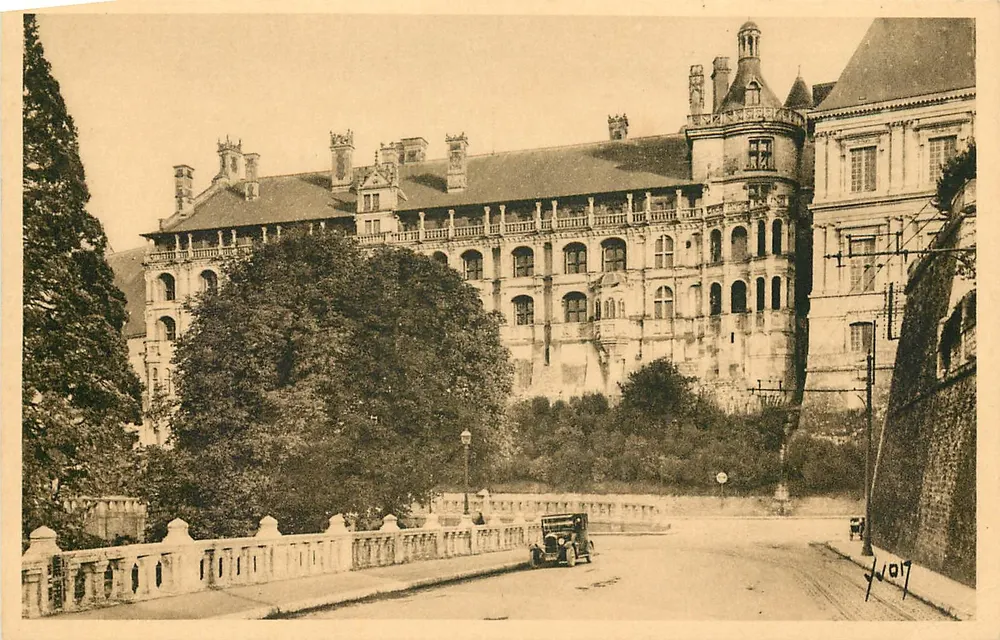 Schloss Blois — Fassade François Ier — Éditions d'Art Marlet, Paris - Vorderseite