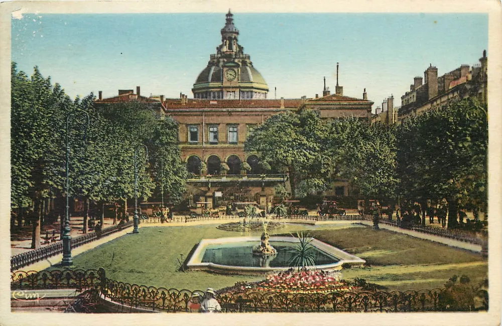 Saint-Étienne (Loire) — Place Marengo und Rathaus — Combies & Mâcon - Vorderseite