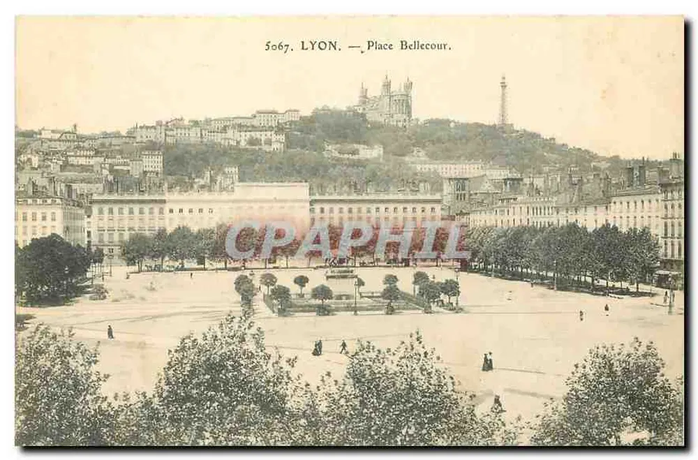 LYON — Praça Bellecour — editor anônimo, n° 5067 - Frente