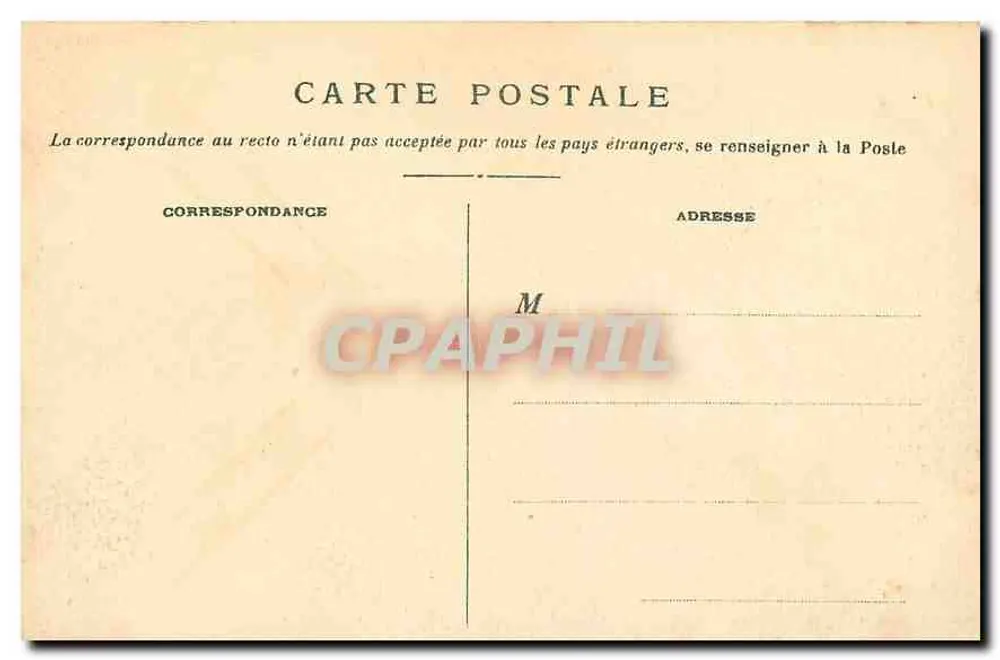 LYON — Praça Bellecour — editor anônimo, n° 5067 - Verso