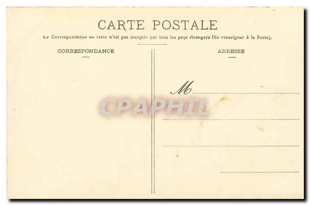 LYON - Teatro dos Célestins — editor anônimo, n° 5206 - Verso