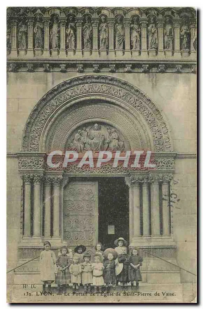 LYON — Der Portal der Kirche Saint-Pierre de Vaise — H.D. n°132 - Vorderseite