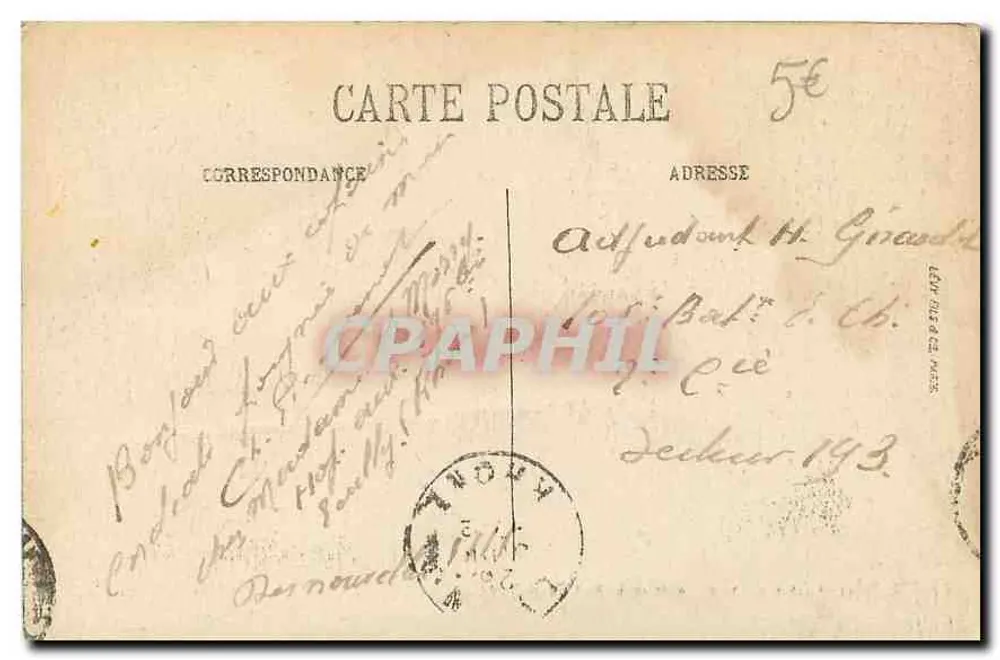 LYON — La Caserne de Serin et le Fort Saint-Jean — LL. — Éditeur: SIRLOTA - Verso