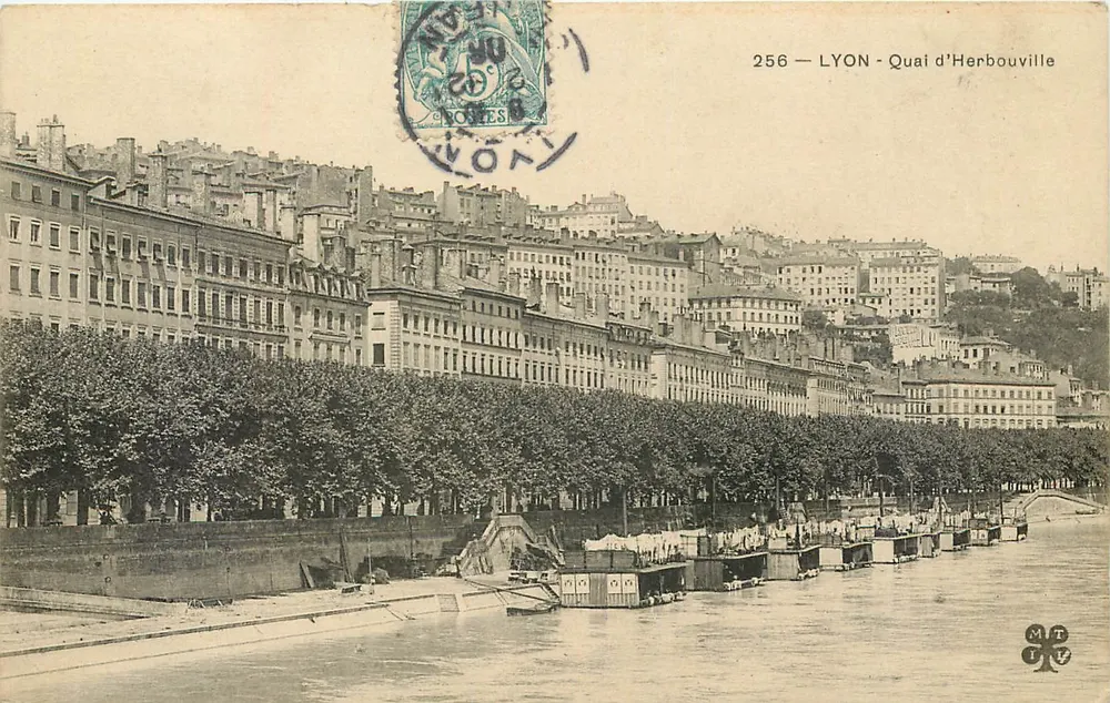 LYON — Quai d'Herbouville — Editor MTV, n° 256 - Frente