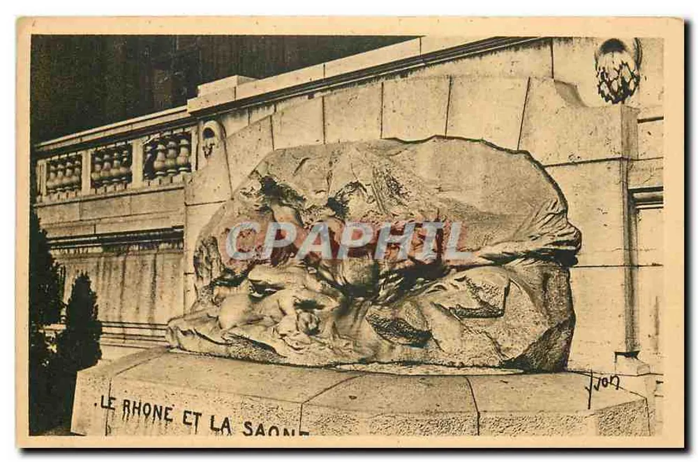 Rhone i Saône — Lyon — Wydawnictwo Art YV, Paryż - Awers