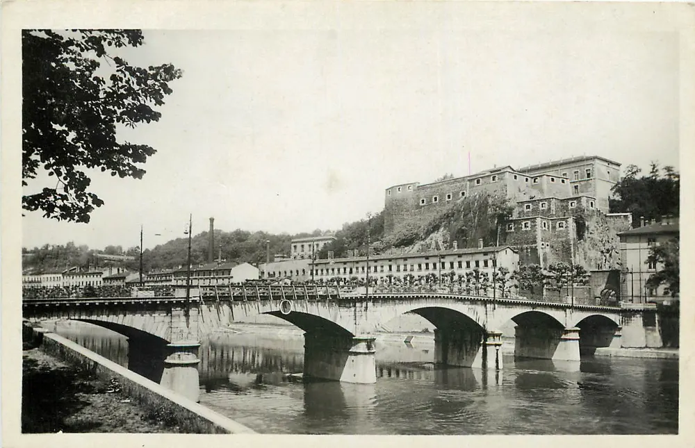 Pont de Serin et Fort Saint-Jean — Lyon — Éditions JAN, Nice - Recto