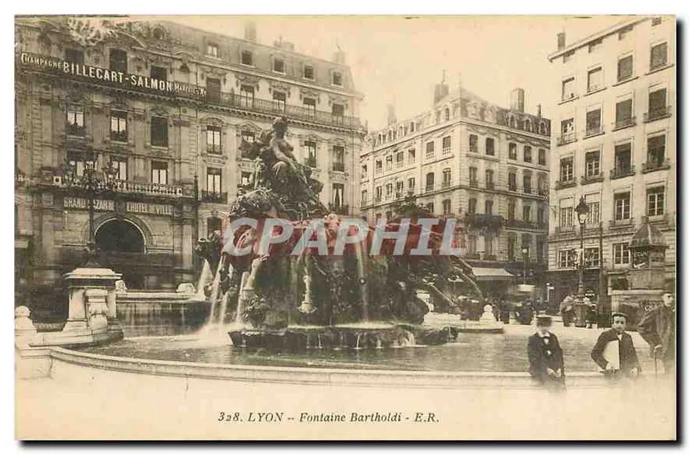 LYON -- Fontaine Bartholdi - E.R. - 328 - Frente
