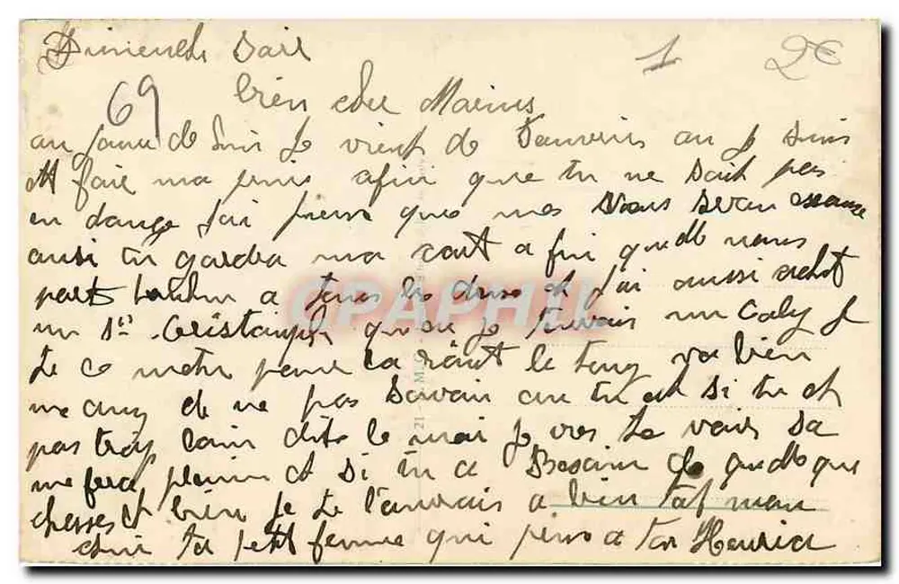 Notre Dame de Pourvrière — 1871 — éditeur inconnu - Verso