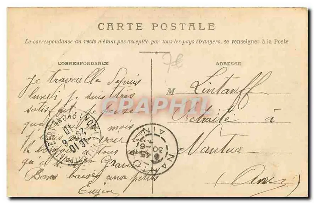 LYON — As Faculdades, O Ponte da Universidade — P. S. editor Lyon, n°43 - Verso