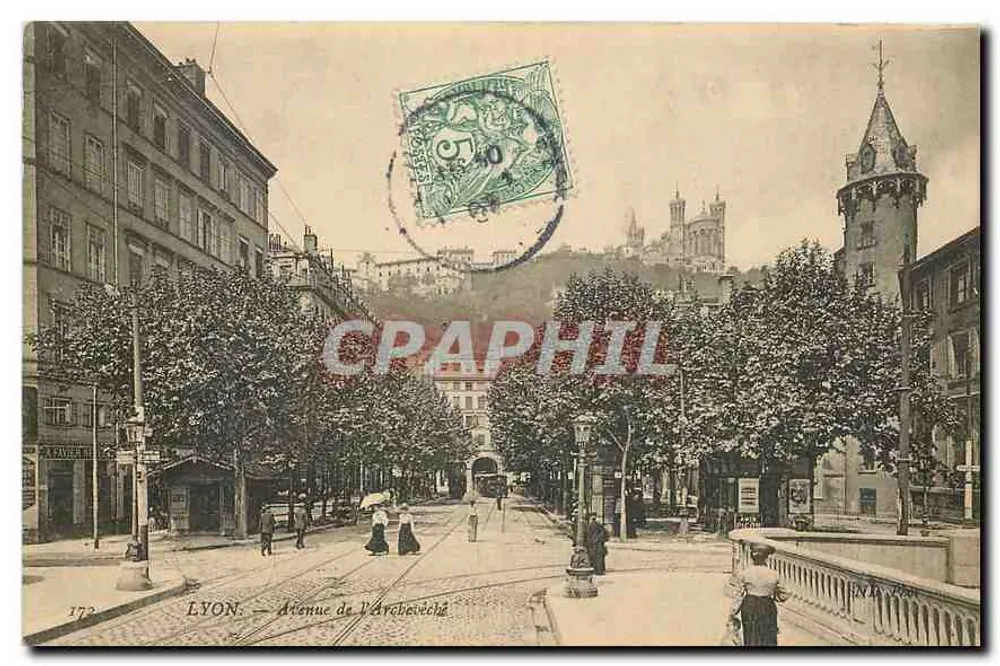 LYON — Avenida do Arcebispo — editor anônimo, n° 173 - Frente