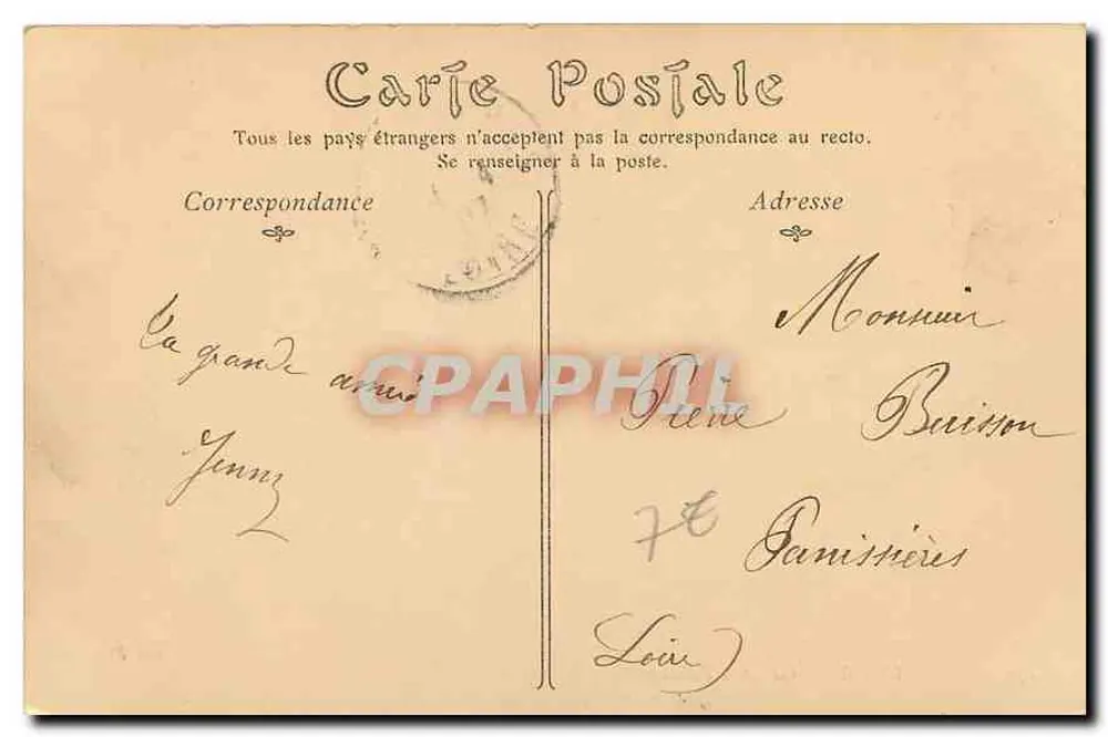 LYON — Avenida do Arcebispo — editor anônimo, n° 173 - Verso