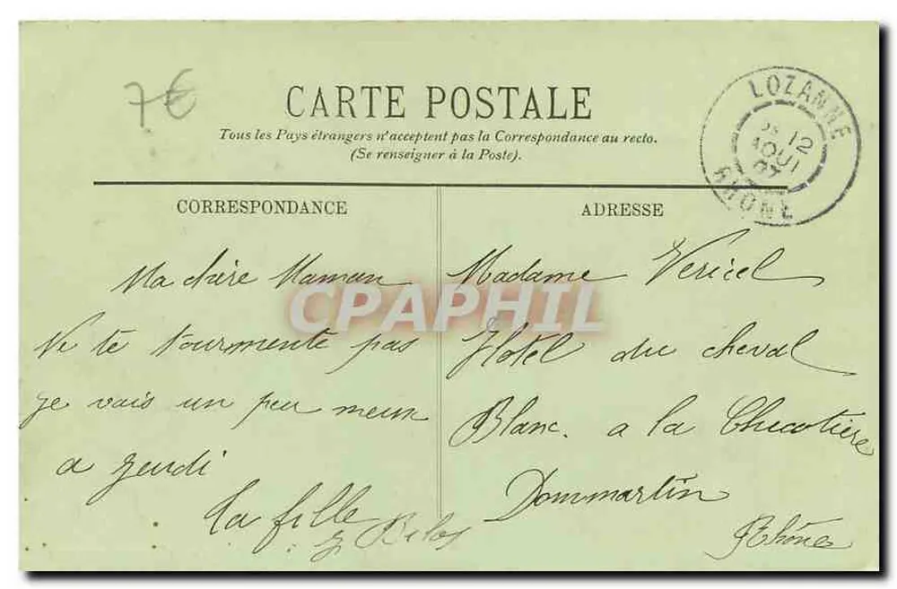 LYON — A Prefeitura — LL. — 55 - Verso