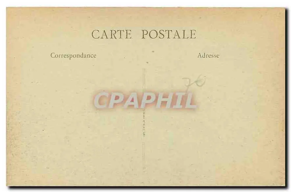 Lyon - Estação de Perrache — B.F., PARIS — n° 104 - Verso