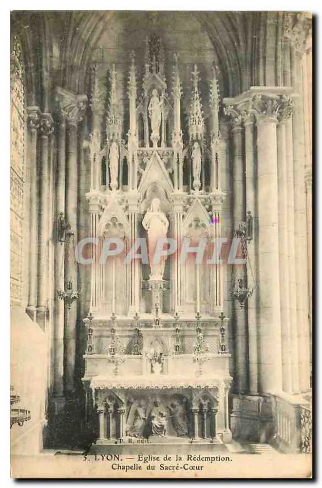LYON — Kirche der Erlösung, Kapelle des Heiligen Herzens — P. R. n.d.l. - Vorderseite
