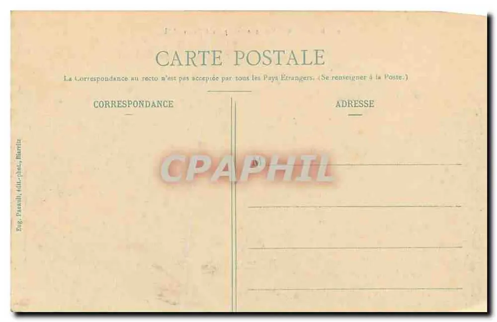 Bayonne — Vue générale prise de la Citadelle — éditeur inconnu, n° 2 - Verso
