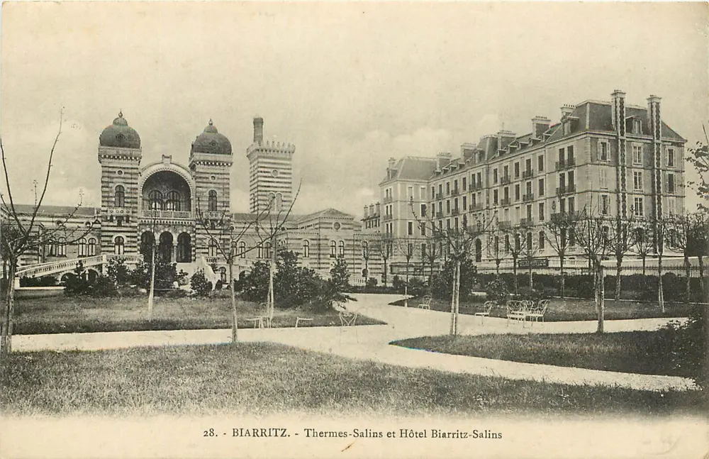 Biarritz - Thermes-Salins und Hôtel Biarritz-Salins — Éd. Pacault, n°28 - Vorderseite