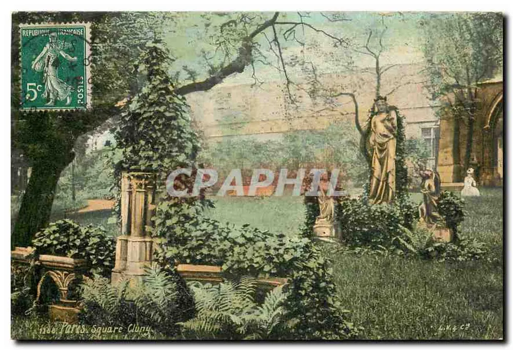 Square Cluny — Paris — editor L.V. & Cie - Frente