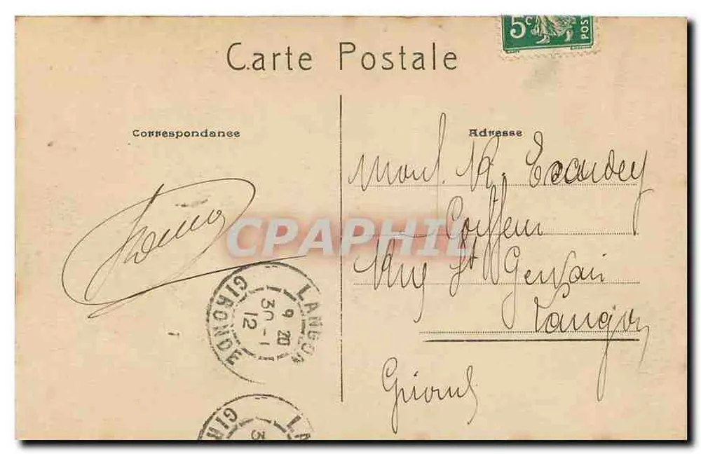 PARIS — O Pequeno Palácio — P.A. n°186 - Verso