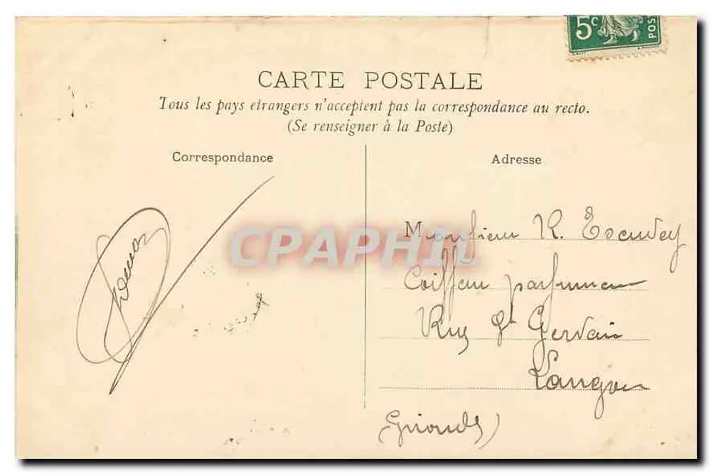 Paris — Palais du Luxembourg — Sénat - Verso
